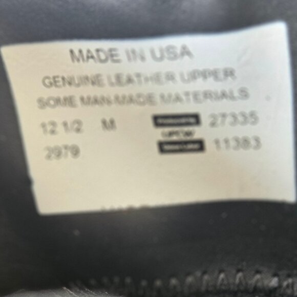 NIB Men's Cruiserworks Black Moto Boots, Size 12.5, Leather, Made in USA - Picture 11 of 13